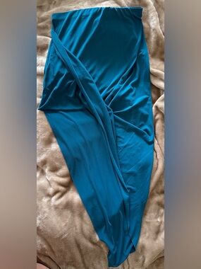 Charlotte Russe Teal Dress with Draped Detail